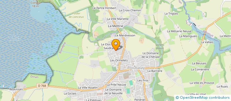 localisation de l'entreprise GOUVERNEUR  BEAUSSAIS-SUR-MER