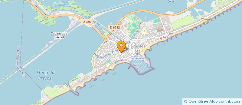 localisation de l'entreprise GOUVERNEUR IMMOBILIER à PALAVAS-LES-FLOTS