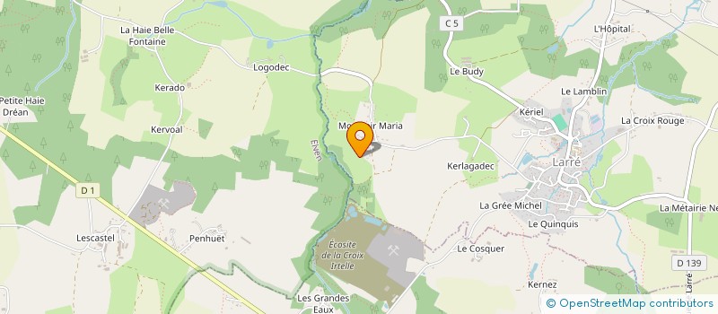 localisation de l'entreprise GOUVERNEUR TP  LARRE