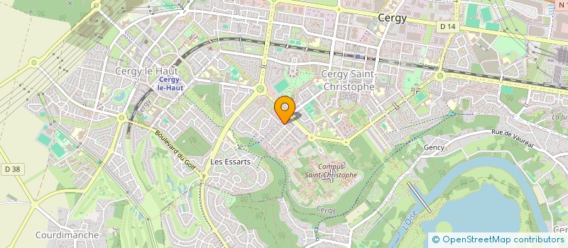 localisation de l'entreprise GOUVERNISK  CERGY