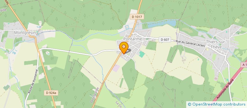 localisation de l'entreprise GOUVIEUX POKER CLUB  PONTARME