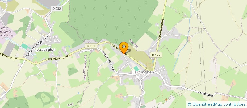 localisation de l'entreprise GOUVIEZ RENOVATION  HARDINGHEN