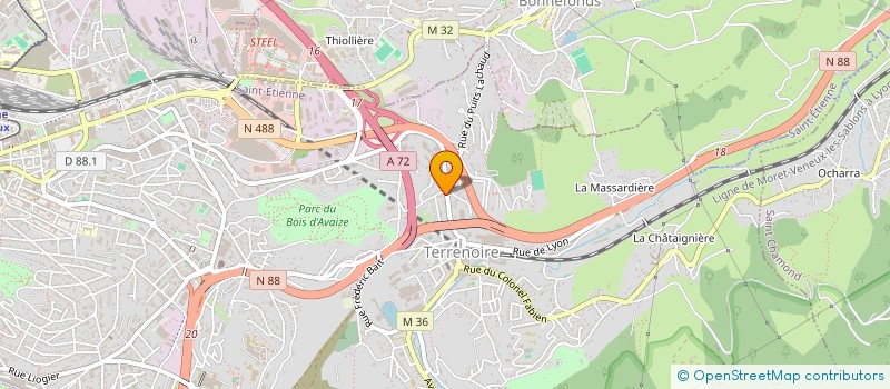 localisation de l'entreprise GOUWARIYA FOOD  SAINT-ETIENNE