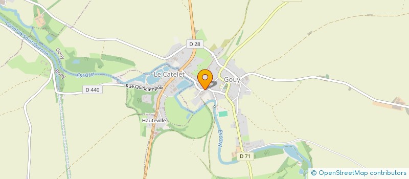 localisation de l'entreprise GOUY CHAUFFAGE  GOUY