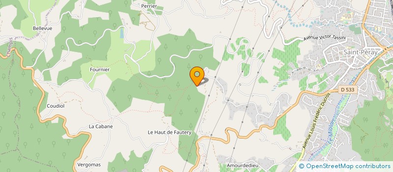 localisation de l'entreprise GOUY GILLES VINS & SPIRITUEUX à SAINT-PERAY