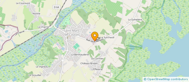 localisation de l'entreprise GOUY-GUITTENY à SAINT-MARS-DE-COUTAIS