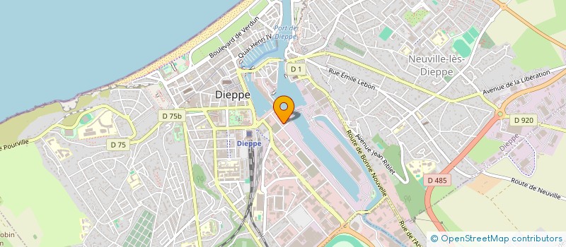 localisation de l'entreprise GOUYE SAINT JACQUES  DIEPPE