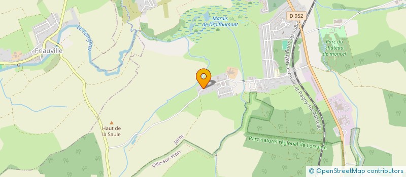 localisation de l'entreprise GOUYETTE  JARNY