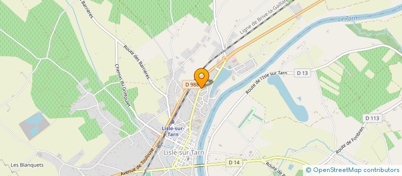 localisation de l'entreprise GOUYOUS-BORDESE à LISLE-SUR-TARN