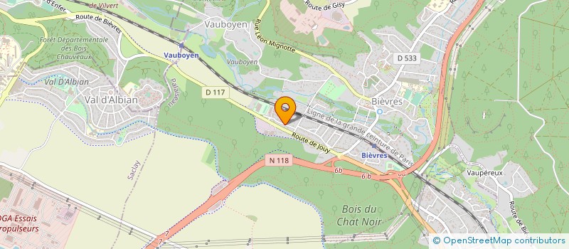 localisation de l'entreprise GOUYRIC à VERSAILLES