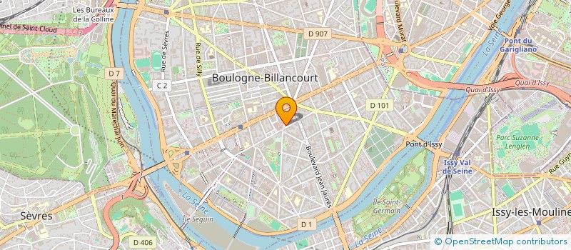 localisation de l'entreprise GOUZALI ET ANOUAR à BOULOGNE BILLANCOURT