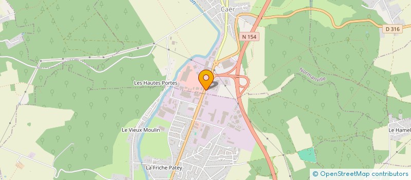 localisation de l'entreprise GOUZE LEACAP  NORMANVILLE