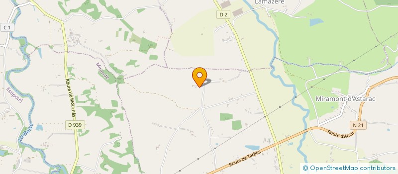 localisation de l'entreprise GOUZENNE ENERGIE  MIRAMONT-D'ASTARAC
