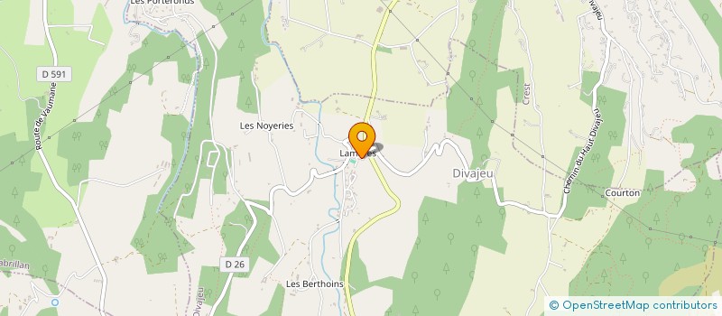 localisation de l'entreprise GOUZI GOUZI PRODUCTION  DIVAJEU