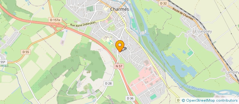 localisation de l'entreprise GOUZOU à CHARMES