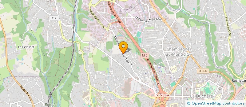 localisation de l'entreprise GOVA  ECULLY