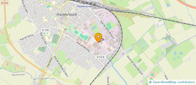 localisation de l'entreprise GOVDISTRIB à HAZEBROUCK
