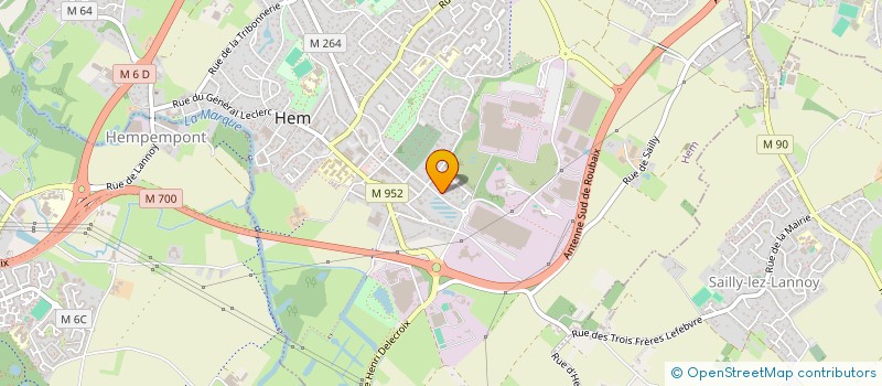 localisation de l'entreprise GOVE IMMO  HEM