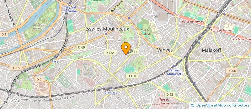 localisation de l'entreprise GOVELAZUR à ISSY-LES-MOULINEAUX