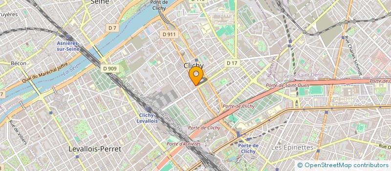 localisation de l'entreprise GOVERNMENT BLOCKCHAIN ASSOCIATION - FRANCE (GBA FRANCE) à CLICHY