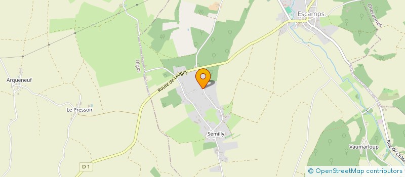 localisation de l'entreprise GOVIN RENOVATIONS 89  ESCAMPS