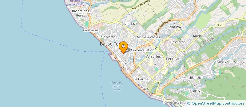 localisation de l'entreprise GOVINDAMA & FILS à BASSE-TERRE