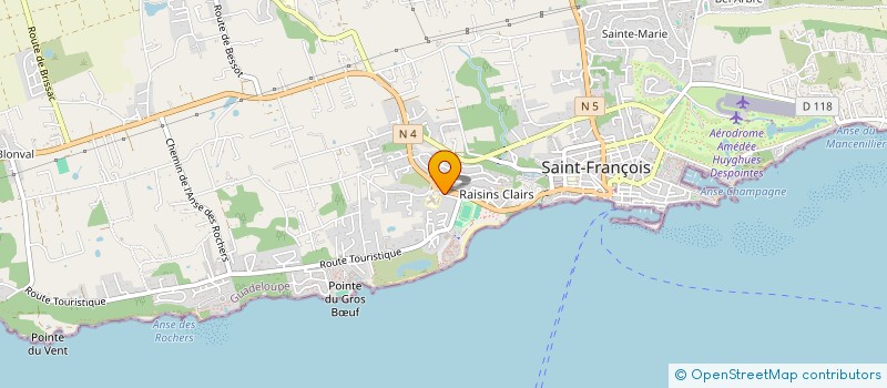 localisation de l'entreprise GOVINDIN ET FILS à SAINT-FRANCOIS