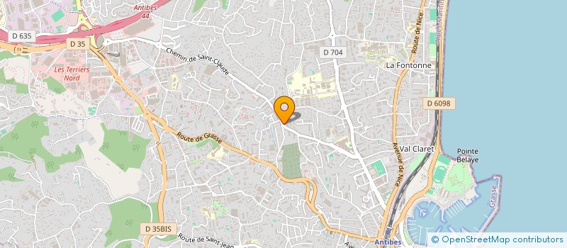 localisation de l'entreprise GOVIPA à ANTIBES