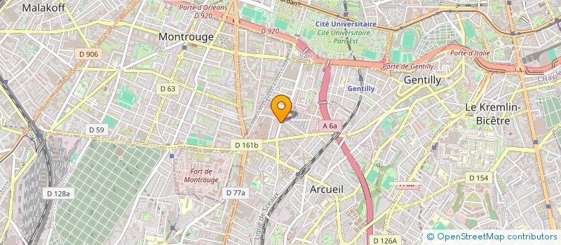 localisation de l'entreprise GOWHARSHAD  ARCUEIL
