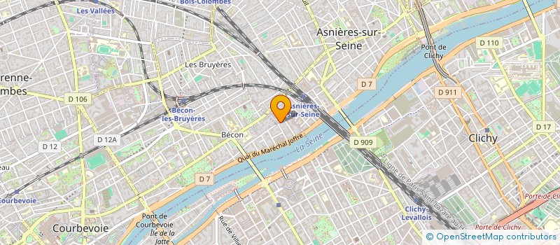 localisation de l'entreprise GOWRIE ROAD à COURBEVOIE