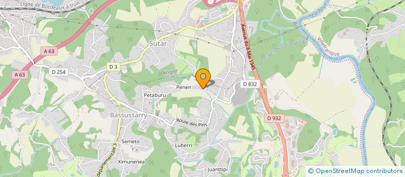 localisation de l'entreprise GOXOA  BASSUSSARRY