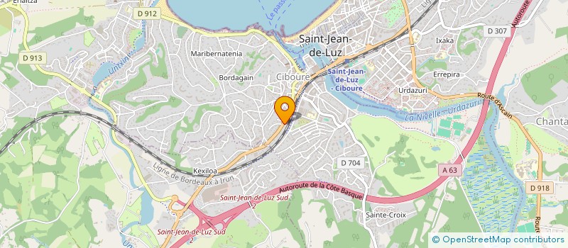 localisation de l'entreprise GOXOAN BAYONNE  CIBOURE