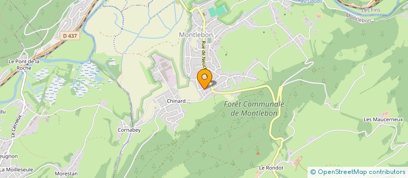 localisation de l'entreprise GOY PERRENOUD  MONTLEBON