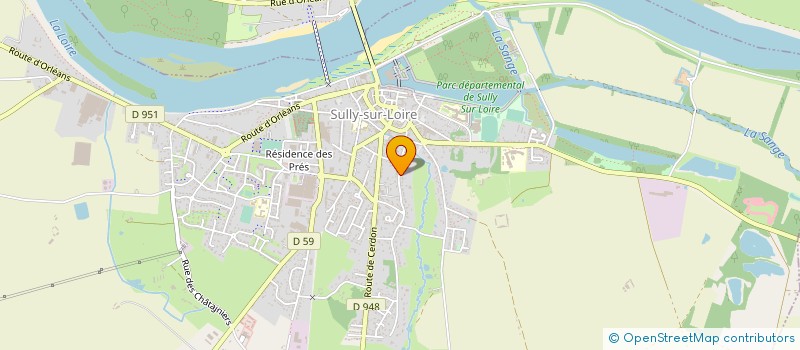 localisation de l'entreprise GOYARD SARL à SULLY-SUR-LOIRE