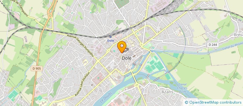 localisation de l'entreprise GOYAVE ET CHOUX RAVES à DOLE