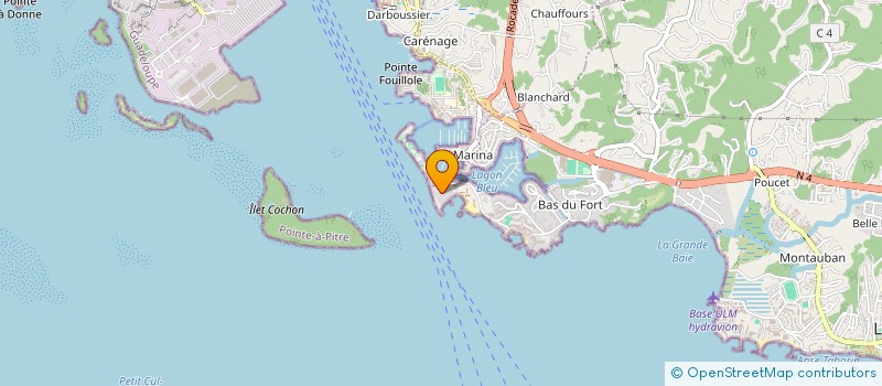 localisation de l'entreprise GOYEN  LE GOSIER