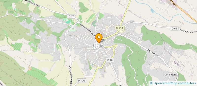 localisation de l'entreprise GOYHENX ANTONIOTTI à EGUILLES