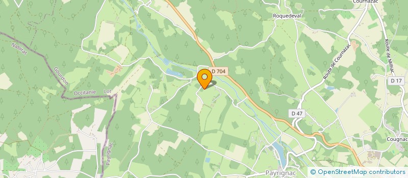 localisation de l'entreprise GOYON CHARPENTE  PAYRIGNAC