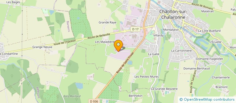localisation de l'entreprise GOYON ELEC SERVICES à CHATILLON-SUR-CHALARONNE