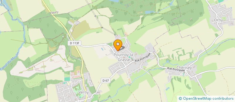 localisation de l'entreprise GOZ INGENIERIE ET CONSEILS  POURNOY-LA-GRASSE