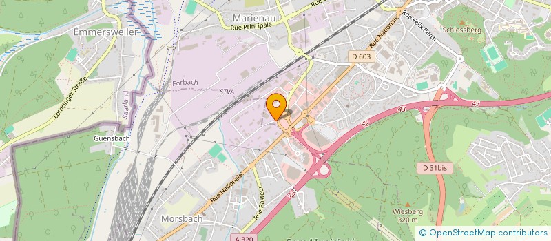 localisation de l'entreprise GOZAN à MORSBACH