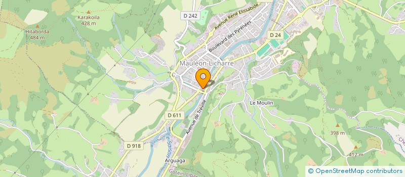 localisation de l'entreprise GOZATEGI  MAULEON-LICHARRE