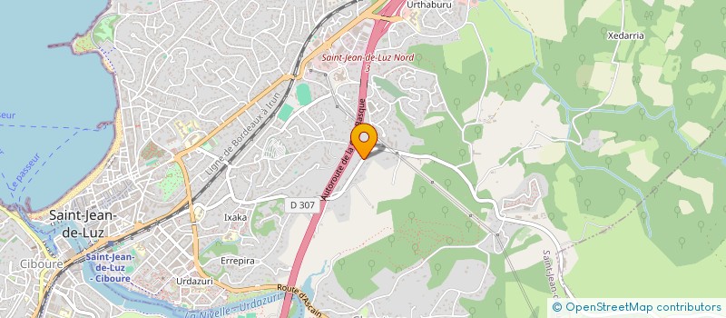 localisation de l'entreprise GOZATEGIA  SAINT-JEAN-DE-LUZ