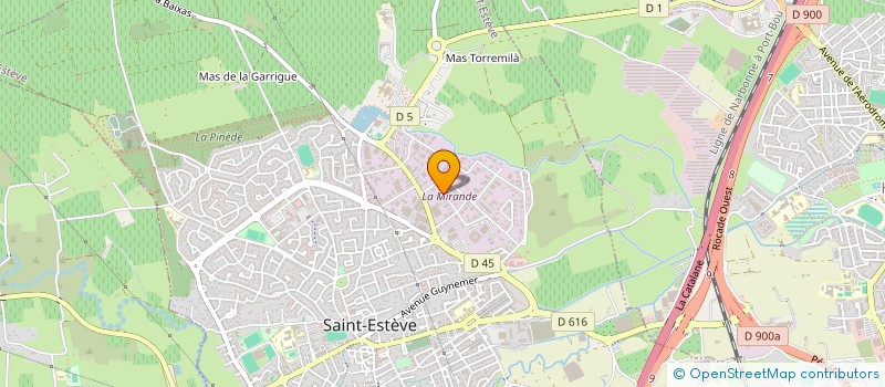 localisation de l'entreprise GOZE 25  SAINT-ESTEVE