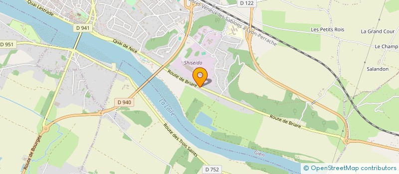 localisation de l'entreprise GOZEL à GIEN