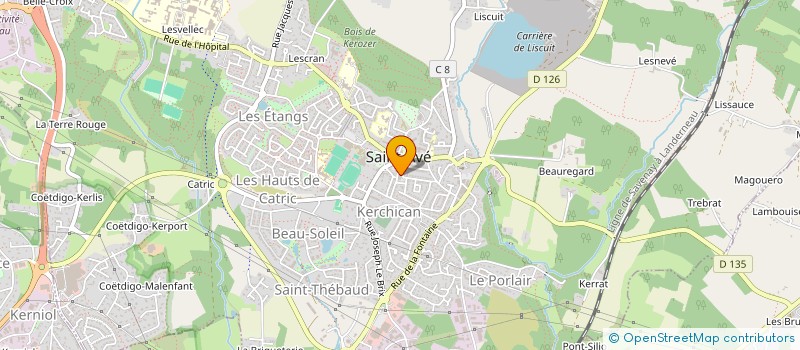 localisation de l'entreprise GOZLAN LE SAUX à SAINT-AVE