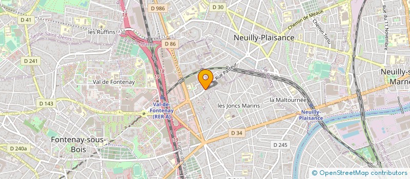 localisation de l'entreprise GOZOGAME à FONTENAY-SOUS-BOIS