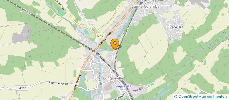 localisation de l'entreprise GP 168 à LONGUEVILLE