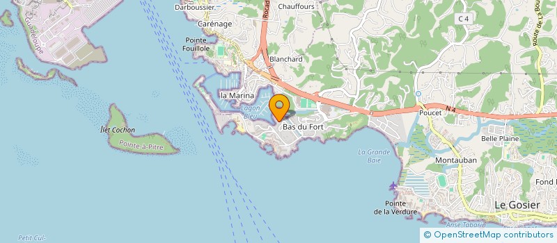 localisation de l'entreprise GP à LE GOSIER