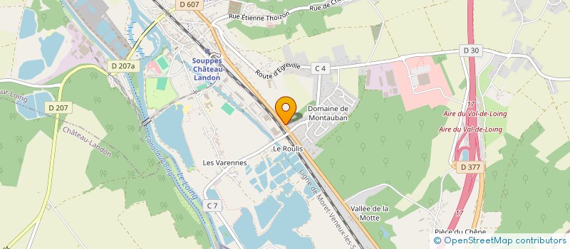 localisation de l'entreprise GP  SOUPPES-SUR-LOING